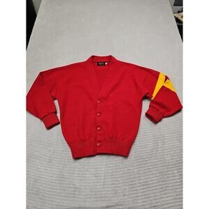 Dehen Knitting Co Sweater Adult Large Vintage Varsity Vneck